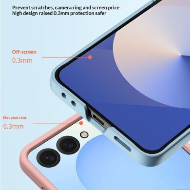 Защитный чехол Deexe Satin Case для Samsung Galaxy Flip 8 - Light Green