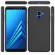 Защитный чехол Deexe Silicone Case для Samsung Galaxy A8+ (A730) - Black. Фото 1 из 6