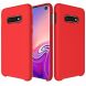 Защитный чехол Deexe Silicone Case для Samsung Galaxy S10 (G973) - Red. Фото 1 из 5