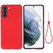 Защитный чехол Deexe Silicone Case для Samsung Galaxy S22 Plus - Red. Фото 2 из 7