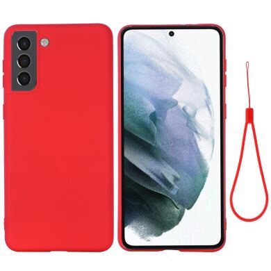 Защитный чехол Deexe Silicone Case для Samsung Galaxy S22 Plus - Red