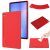 Защитный чехол Deexe Silicone Shell для Samsung Galaxy Tab S10 FE Plus - Red