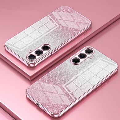 Защитный чехол Deexe Sparkles Cover для Samsung Galaxy A56 (A566) - Pink