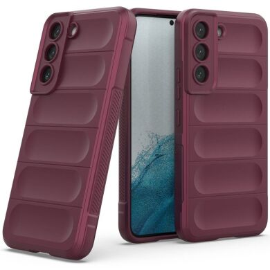 Захисний чохол Deexe Terra Case для Samsung Galaxy S22 (S901) - Wine Red