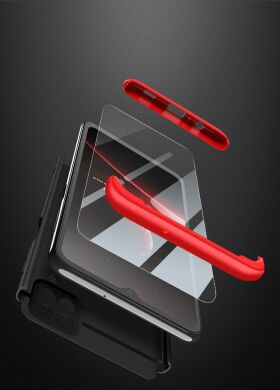 Защитный чехол GKK Double Dip Case для Samsung Galaxy A12 (A125) / A12 Nacho (A127) - Black / Silver