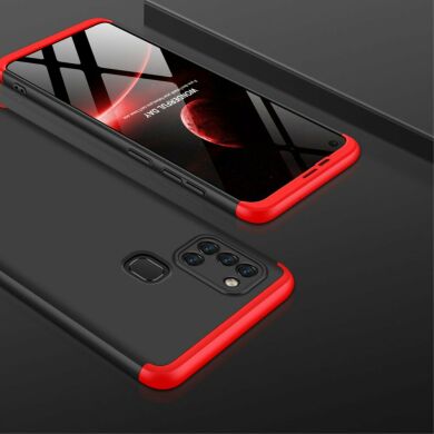 Захисний чохол GKK Double Dip Case для Samsung Galaxy A21s (A217) - Red / Black