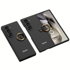 Защитный чехол GKK Ring Holder для Samsung Galaxy Fold 6 - Black