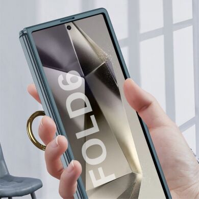 Защитный чехол GKK Ring Holder для Samsung Galaxy Fold 6 - Titanium Grey