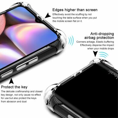 Защитный чехол IMAK Airbag MAX Case для Samsung Galaxy A20s (A207) - Metal Black