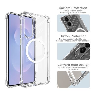 Защитный чехол IMAK Space Shield MagSafe для Samsung Galaxy S25 Edge (S937) - Transparent
