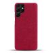 Защитный чехол KSQ Cloth Style для Galaxy S22 Ultra - Red. Фото 3 из 6