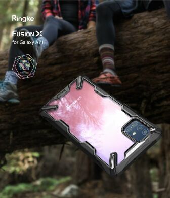 Захисний чохол RINGKE Fusion X для Samsung Galaxy A71 (A715) - Camo Black