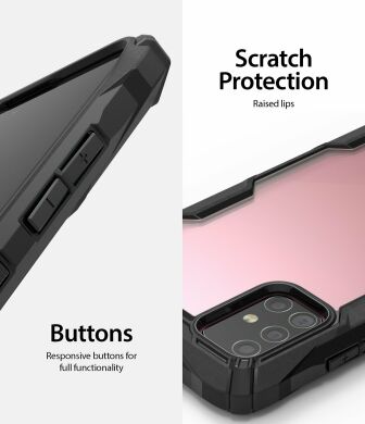 Защитный чехол RINGKE Fusion X для Samsung Galaxy A71 (A715) - Camo Black