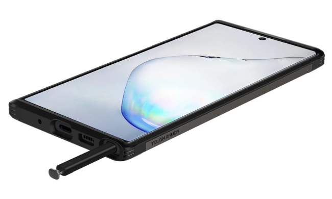 Захисний чохол Spigen (SGP) Tough Armor для Samsung Galaxy Note 10+ (N975) - Gunmetal