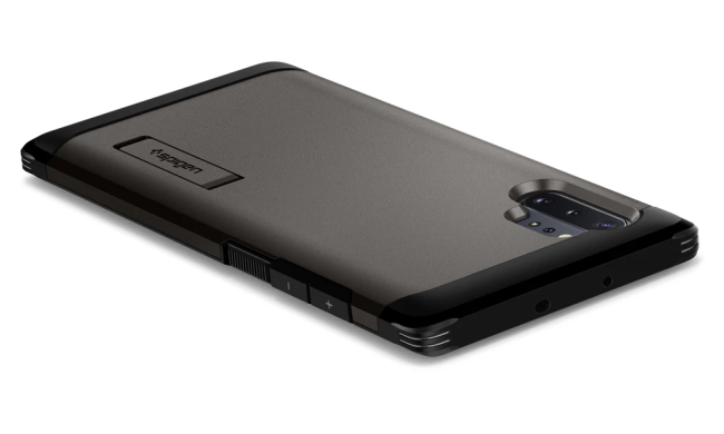 Защитный чехол Spigen (SGP) Tough Armor для Samsung Galaxy Note 10+ (N975) - Gunmetal