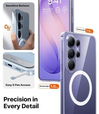 Защитный чехол TORRAS Ostand L1 (with MagSafe) для Samsung Galaxy S26 Ultra - Black