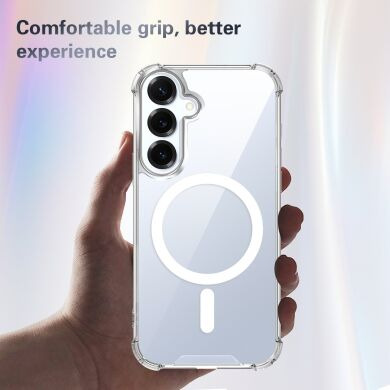 Захисний чохол UniCase AirBag Flow MagSafe для Samsung Galaxy S25 (S931) / Galaxy S24 (S921) - Transparent