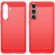 Захисний чохол UniCase Carbon для Samsung Galaxy S24 Plus - Red