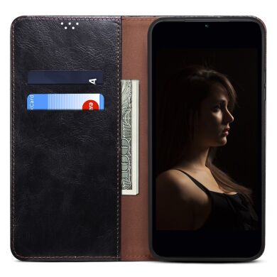 Защитный чехол UniCase Leather Wallet для Samsung Galaxy M14 (M146) - Black