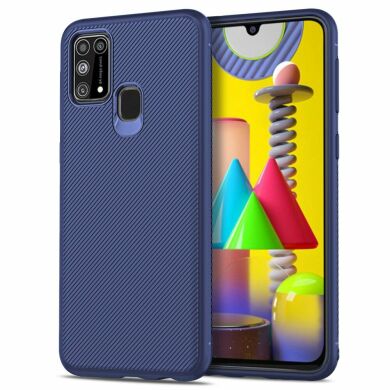 Защитный чехол UniCase Twill Soft для Samsung Galaxy M31 (M315) - Blue