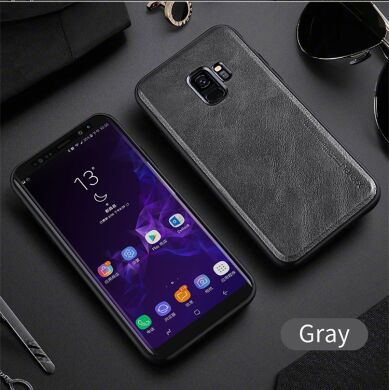 Захисний чохол X-LEVEL Leather Back Cover для Samsung Galaxy S9 (G960), Grey