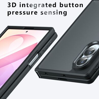 Защитный кейс Deexe Matte Skin (FF) для Samsung Galaxy Fold 8 - Transparent Black