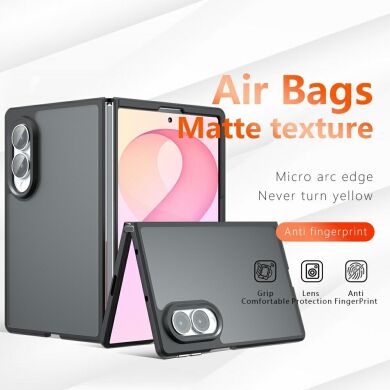 Защитный кейс Deexe Matte Skin (FF) для Samsung Galaxy Fold 8 - Transparent Black