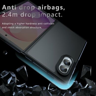 Защитный кейс Deexe Matte Skin (FF) для Samsung Galaxy Fold 8 - Transparent Black
