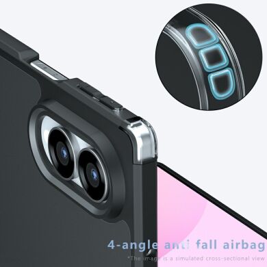 Защитный кейс Deexe Matte Skin (FF) для Samsung Galaxy Fold 8 - Transparent Black