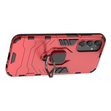 Защитный чехол Deexe Hybrid Case для Samsung Galaxy A15 (A155) - Red