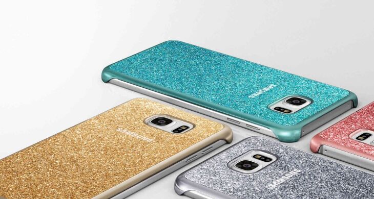 Накладка Glitter Cover для Samsung Galaxy Note 5 (N920) EF-XN920CLEGRU - Blue