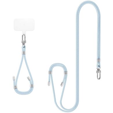 Набор ремешков Spigen (SGP) Universal Strap Set Crossbody & Wrist (AFA08364) - Mute Blue