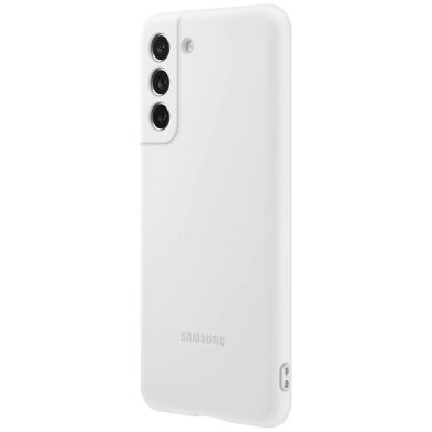 Захисний чохол Silicone Cover для Samsung Galaxy S21 FE (G990) EF-PG990TWEGRU - White