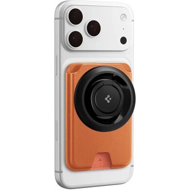 Кардхолдер Spigen Valentinus 3 Cards (MagFit+) AFA11340 - Mettalic Orange