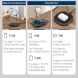 Беспроводное зарядное устройство Baseus Swan 2-in-1 Wireless Magnetic Charging Bracket (20W) + кабель USB to Type-C (3A, 1m) WXSW-B01 - Black. Фото 10 из 21