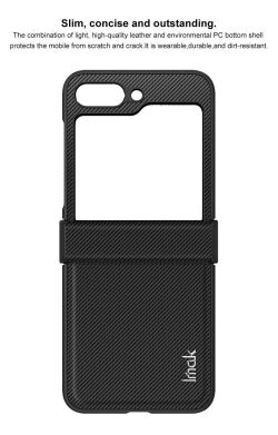 Защитный чехол IMAK Ruiyi Series (FF) для Samsung Galaxy Flip 6 - Black