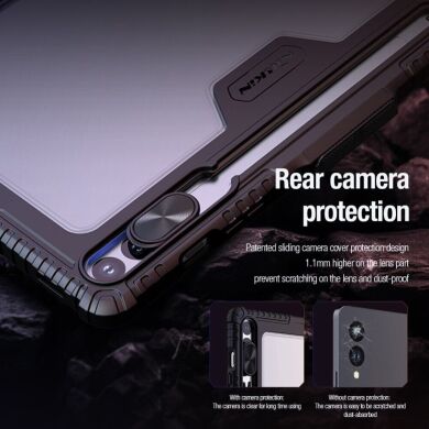 Чехол NILLKIN Bumper Leather Case Pro для Samsung Galaxy Tab S9 Plus (X810/816) - Blue