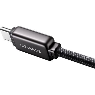 Кабель USAMS US-SJ744 Type-C to Type-C (100W, 1.2m) - Tarnish
