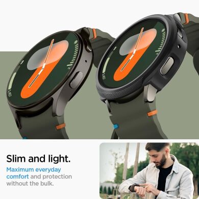 Захисний чохол Spigen (SGP) Liquid Air Case для Samsung Galaxy Watch 7 (40mm) - Matte Black