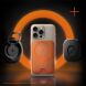 Кардхолдер Spigen Valentinus 3 Cards (MagFit+) AFA11340 - Mettalic Orange. Фото 7 из 12