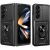 Чехол (PC+TPU) с подставкой Deexe Armor Shield (FF) для Samsung Galaxy Fold 8 Ultra - Black