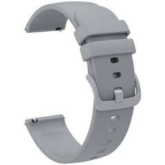 Ремінець Deexe Soft Silicone для годинників з шириною кріплення 18 мм - Grey