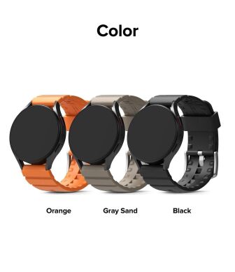 Ремінець Ringke Rubber One Bold для годинників з шириною кріплення 20мм (8809919305174) - Black