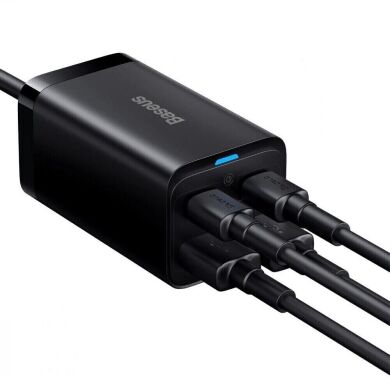 Сетевое зарядное устройство Baseus GaN3 Pro Desktop Fast Charger 2U+2C (100W) CCGP000101 - Black