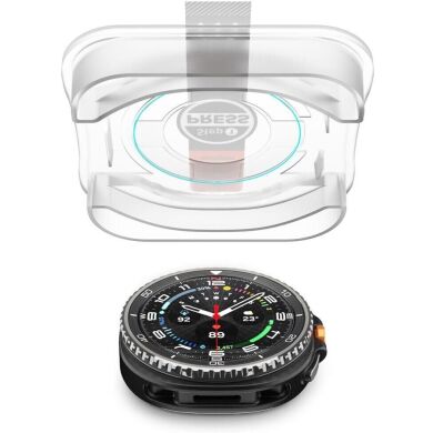 Комплект защитных стекол Spigen (SGP) Glas.tR EZ Fit для Samsung Galaxy Watch 8 Classic (AGL09877) - Clear