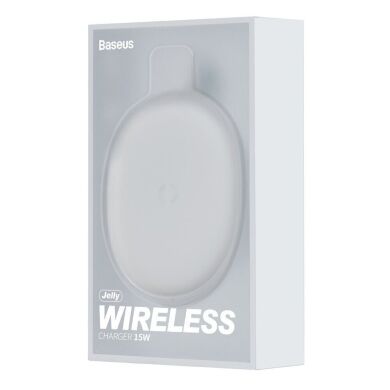 Беспроводное зарядное устройство Baseus Jelly Wireless Charger (15W) WXGD-02 - White