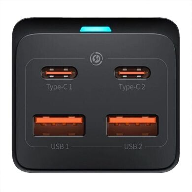 Сетевое зарядное устройство Baseus GaN3 Pro Desktop Fast Charger 2U+2C (100W) CCGP000101 - Black