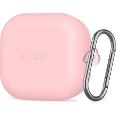 Защитный чехол Tech-Protect Silicone Hook для Samsung Galaxy Buds 4 / Buds 4 Pro - Dusty Pink