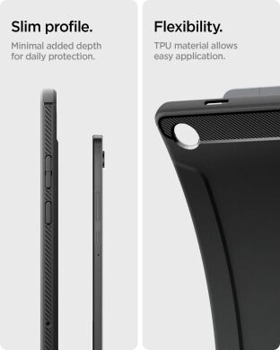 Защитный чехол Spigen Rugged Armor (FT) для Samsung Galaxy Tab A11 Plus (X230/236) ACS10463 - Matte Black