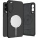 Защитный чехол Tech-Protect Liquid Silicone MagSafe для Samsung Galaxy S25 Edge (S937) - Black. Фото 1 из 4